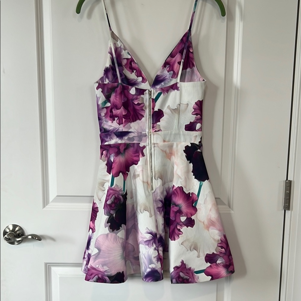 Tiger Mist Purple and Pink Spaghetti Strap Mini Dress - Picture 5 of 8